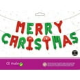 thumbnail image 3 of Globo de película de aluminio con diseño de Feliz Navidad de 16 pulgadas, globo para disfrazarse de Halloween y Navidad, 3 of 6