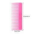 thumbnail image 3 of tredstone Styling Hair Comb Light Weight Portable Small Useful Barbershop Tools Multi-functional Wide Tooth Candy Color Modelling Supply Pink, 3 of 6
