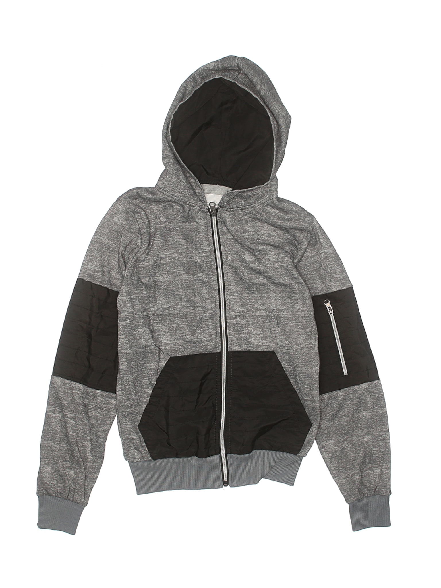 white zip up hoodie walmart