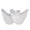 White with holes, variant on Ballet Pointe Toe Pad Toe Soft Silicone Gel Protectors Toe Pouches with Breathable Hole Ballet Pointe Shoe Toe Covers