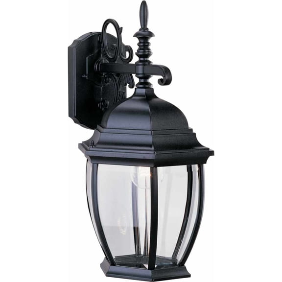 Volume Lighting V8231 1 Light 18" Height Outdoor Wall Sconce - Black