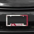 thumbnail image 2 of Alabama NCAA Crimson Tide Chrome Metal License Plate Frame with Tie Dye Design, 2 of 6