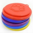 thumbnail image 5 of Opolski Pack Of 3/Set Reusable Pet Dog Puppy Food Can Tin Case Cover Cute Paw Pattern, 5 of 7