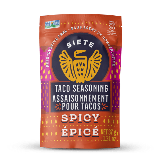Assaisonnement épicé pour tacos Siete Siete assaisonnement pour tacos - epice