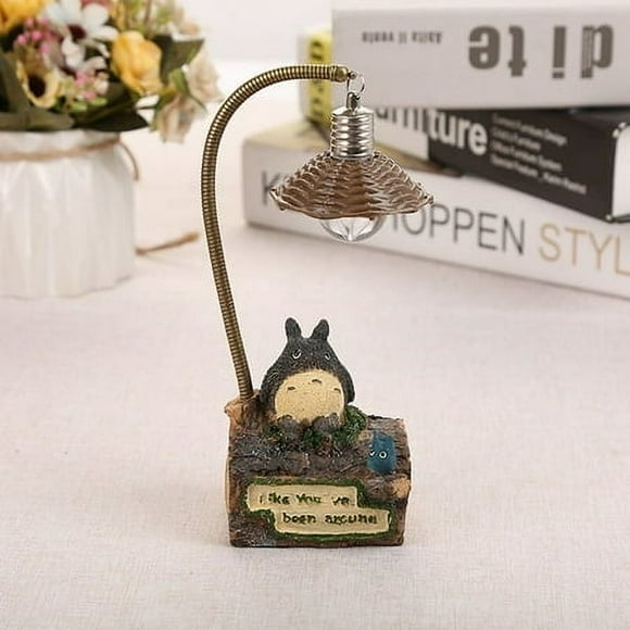Spirited Away My Neighbor Totoro Action Figures Doll Toy Studio Ghibli LED Night Light Decoration Miyazaki Ha Kids Xmas Gift