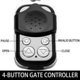 VEVOR Gate Opener Remote, 131 ft, 4 Button Automatic, Multicode, Electric Rolling Driveway Gate