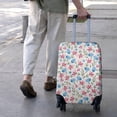 thumbnail image 3 of Pioneer Flower Floral Print Pattern Luggage Cover Fashion Suitcase Cover Baggage Covers Fit 25-28 Inch Luggage (Go Travel), 3 of 5
