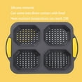 thumbnail image 5 of Clearance Cake Mould under $10 Set Of 5 Silicone Pan With Brush Spatula Gloves 9 And 4 Perforated Bread Baking Tray Nonstick French Pans For Oven Bake Mould Toaster Pan For Loaf Hot D 2PC, 5 of 9