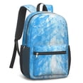 thumbnail image 2 of 17 Inch Lightweight Backpack,PVC Waterproof Oxford Fabric, Ergonomically Designed, with Large Capacity, Frozen Aesthetic Pattern, 2 of 5