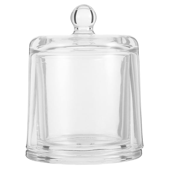 VORCOOL Clear Glass Candle Holder with Windproof Cover Decorative Votive Cup for Home and Wedding