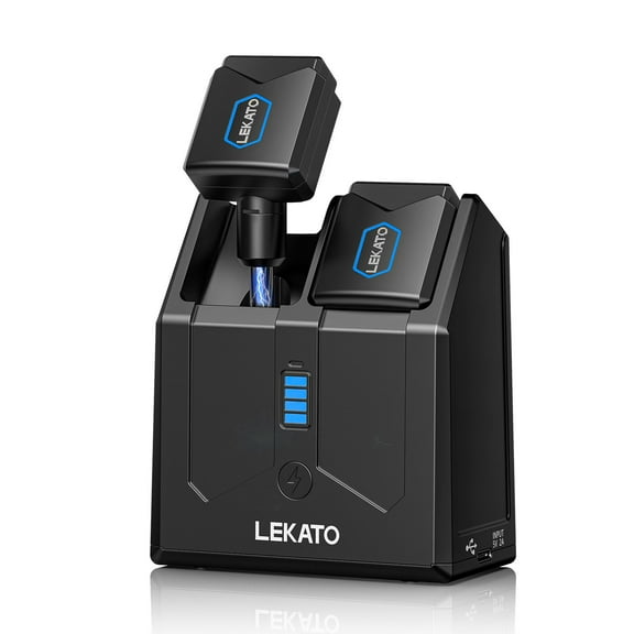 LEKATO 5.8G Wireless Guitar System  Audio Transmitter Receiver with Charging Box