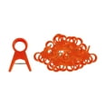 thumbnail image 4 of 100 Pieces Garden Plant Clips Flower Clamps Flower Vine Stem Clips for Roses 2.0cm Red, 4 of 8