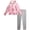 Pink Frosting, variant on Girls Legging Set - 2 Piece Quarter Zip Sherpa Pullover Sweatshirt & Kids Yoga Pants (7-16)