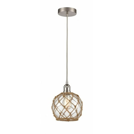 

Innovations Lighting - Farmhouse Rope - 1 Light Cord Hung Mini Pendant In
