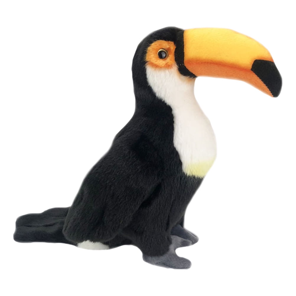 Toucan Soft Toy with branded scarf by Ravensden removable 