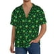 thumbnail image 1 of Fotbe Happy St. Patrick's Day Camisa Estampada de Manga Corta para Hombre, Casual de Verano, Estilo Playero, Sin Arrugas-Small, 1 of 5