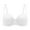 White, variant on Women's Strapless Bra Push Up Full Coverage Plus Size Bra Underwire Multiway Contour Red Carpet, Nude 36H