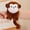 D, variant on Goowood Stuffed Monkey Animal Slap Bracelets for Kids Soft Plush Toy Book Buddy Slap Bracelet Cute Wristband Boys Birthday Gift