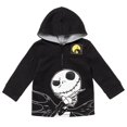 thumbnail image 1 of Sudadera con Capucha para Niños Pequeños Disney Jack Skellington de Forro Polar 3T Negra, 1 of 7