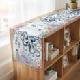 thumbnail image 6 of Table Runners 48 Inches Long Dress Scarves, Octopus Coastal Farmhouse Kitchen/Dining Table Runner, Short Coffee Tablerunners, Beach Nautical Ocean Coral Seahorse Vintage 13x48 Inch, 6 of 9