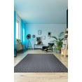 thumbnail image 4 of 5.25' x 7.5' Gray and Ivory Contemporary Outdoor Rectangular Area Throw Rug, 4 of 4