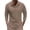 Khaki Pullover for Men, variant on Collared Diamond Quilted Shirt Men Casual Long Sleeve Top For Streetwear White XXL