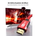 thumbnail image 2 of Cable HDMI ARC Silkland 4K 60 Hz HDMI 2.0 de 3 m para barra de sonido, 2 of 7