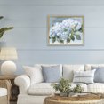 thumbnail image 2 of Stupell Industries Blue Spring Cottage Hydrangeas Gold Framed Floater Canvas Wall Art design by Katrina Pete, 17 x 21, 2 of 9