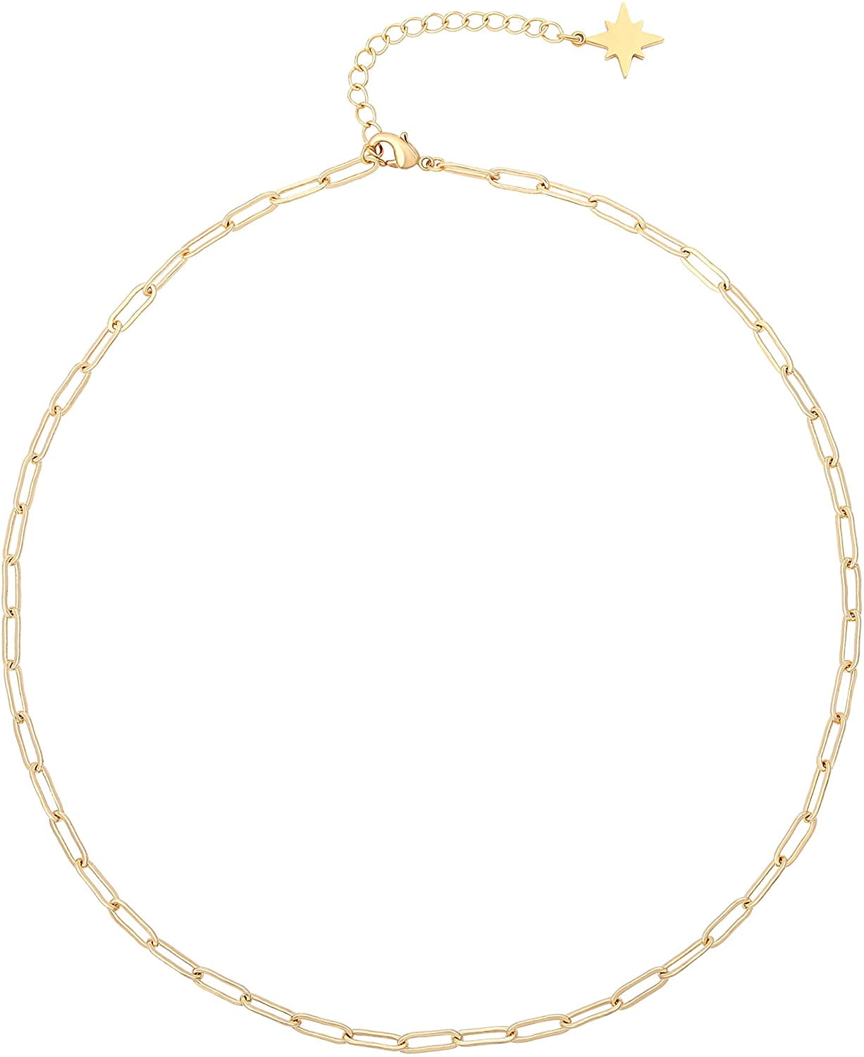 Link Necklace- 18K Gold Plated – URBAN HIPPIE INDIA