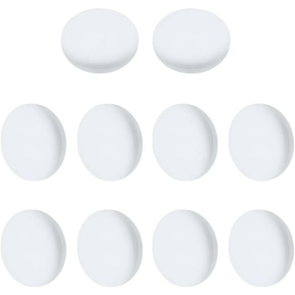 10pcs TPU Joystick Cap Thumb Grip for Gamepad Game Controller White 17.5x5.5mm Inner Diameter: 15mm