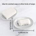 thumbnail image 3 of Jabonera de doble capa con drenaje – Soporte de jabón hueco y transpirable para baño, cocina y lavabo., 3 of 6