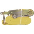 thumbnail image 2 of SmartStraps 4 in. x 30 ft. Yellow Commercial Ratchet Tie Down Strap with Double J Hooks, 5,000 lb. Safe Work Load - 1 pack, 2 of 4
