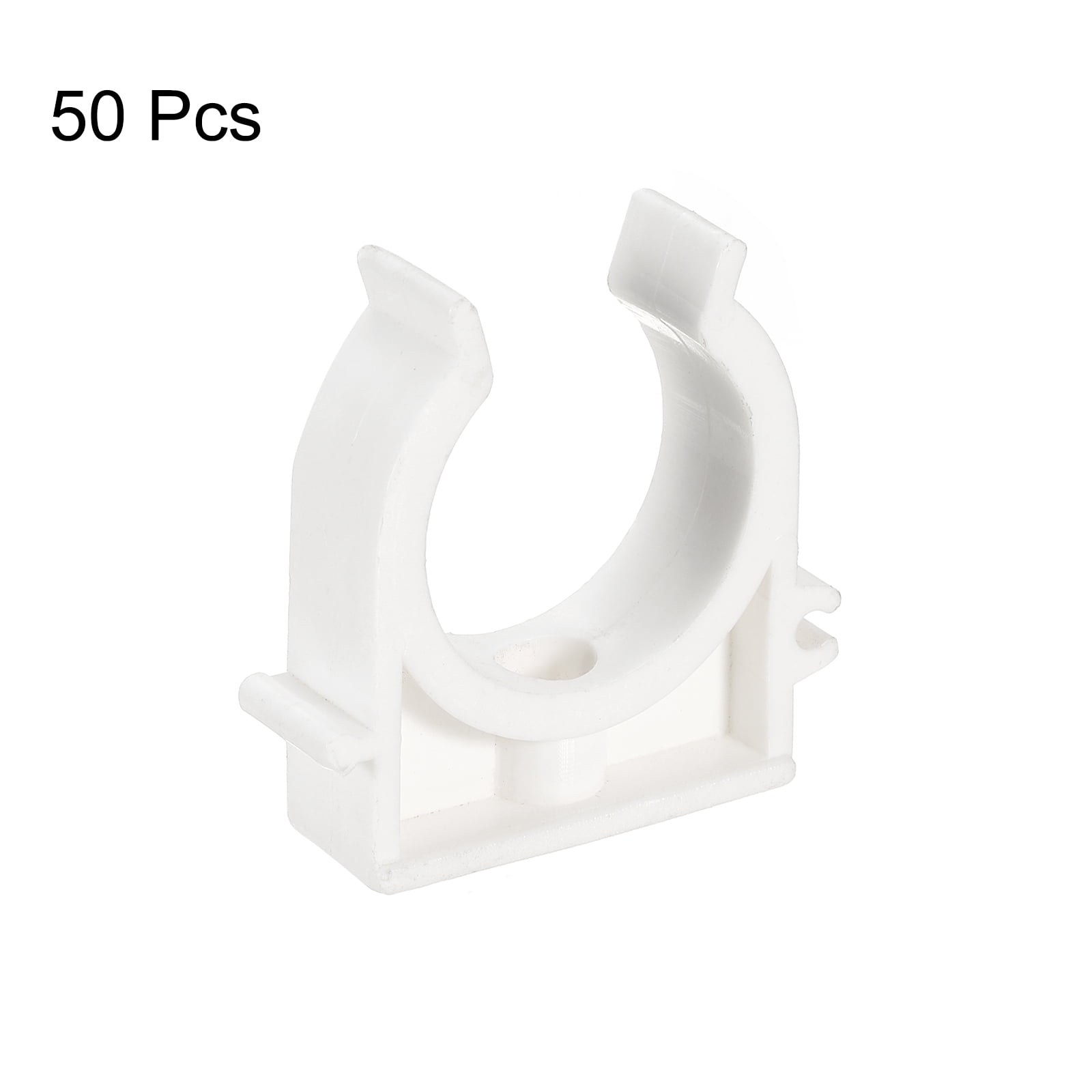 Water Pipe Clamps, 50 Pack Fit for 25mm(1") OD Hose U-Shaped Pipe Clamps Clips