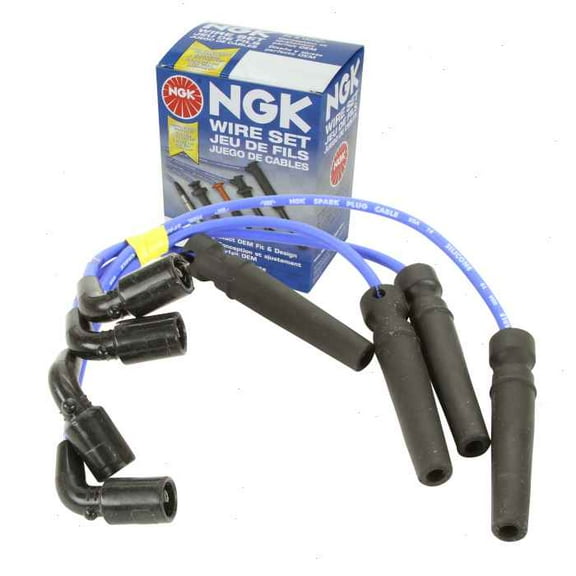 NGK Spark Plug Wire Set compatible with Chevrolet Aveo5 1.6L L4 2006-2008