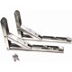 thumbnail image 2 of Stainless Steel Folding Corner Brackets - Maximum Load: 60 lbs - Short Release Arm - 8, 2 of 5