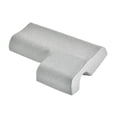 thumbnail image 3 of Almohada para parejas, espuma viscoelástica transpirable, rebote lento, para el cuello, arqueada y cómoda. Gris claro para la izquierda, 3 of 9