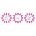 thumbnail image 2 of QualitChoice 24X Hair Roller Self-grip Curler Hairdressing Loop Self-adhesive No Heating Volume Smooth Simple Operation Professional 6cm Rose Red 3PCS, 2 of 6