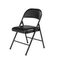 thumbnail image 5 of (Pack of 4) Commercialine® 900 Series Vinyl Padded Steel Folding Chair, Black, 5 of 5