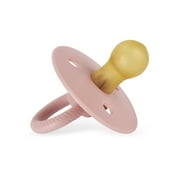 Itzy Ritzy Natural Rubber Infant Pacifiers; for Ages 0 - 6 Months; 2-Pack of Blossom & Rosewood