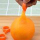 thumbnail image 3 of Peladores de cítricos de naranja, 4 peladores redondos de plástico (fruta cítrica) cortador fácil de cortar Fokelyi WMPH-489-1, 3 of 7