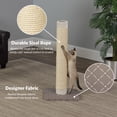 thumbnail image 2 of MidWest Homes for Pets Forte 41" Cat Scratching Post, Mushroom and White, XXL Cat Post, 2 of 2