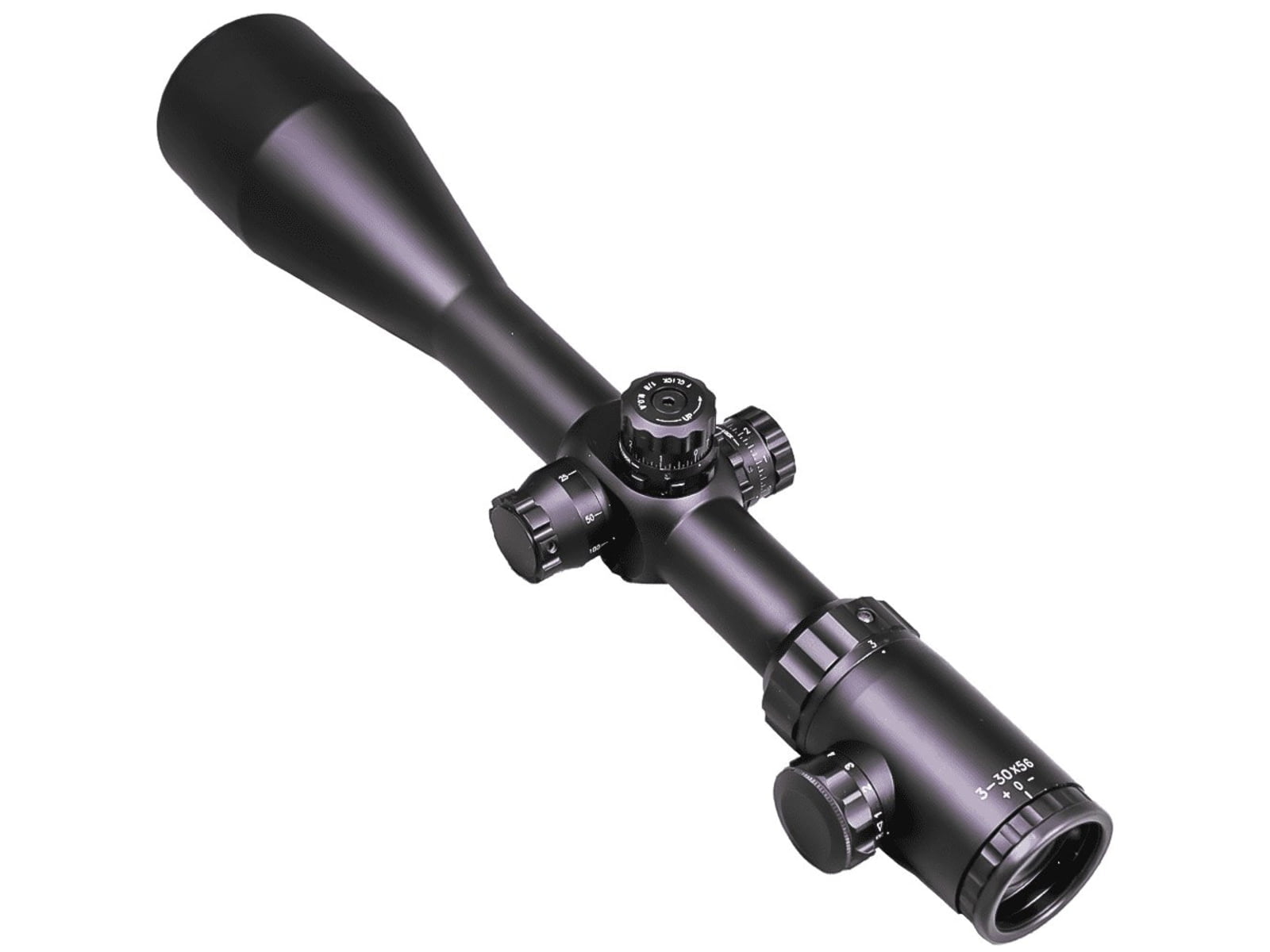 NightStar 3-30x56SFIR 30mm Tube Rifle Scope, Second Focal Plane, Illuminated Reticle, Black