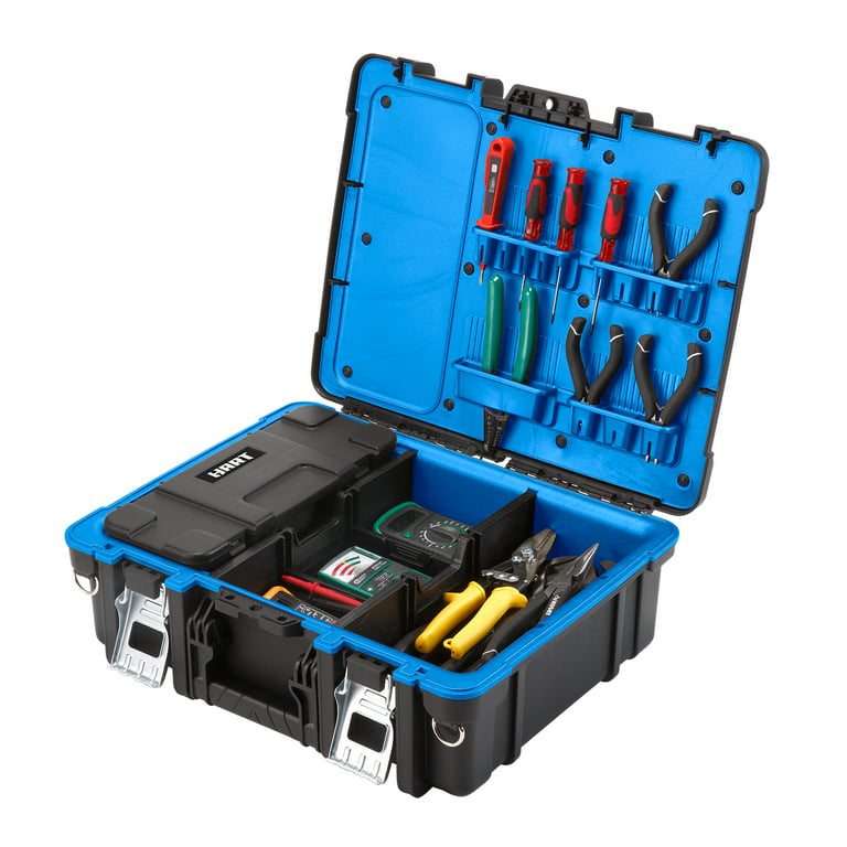 Keter Technician Portable Tool Box Organizer for Small Parts & Hardware Storage