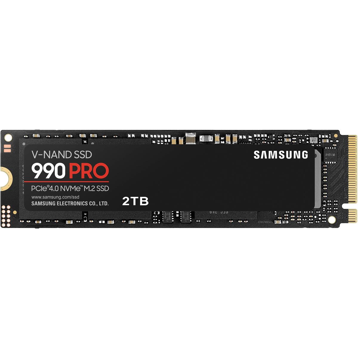 Samsung 990 PRO 2TB PCIe Gen4 NVMe M.2 Internal SSD, Bundle with Green Extreme 6' Anti-Static Wrist Strap
