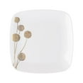 thumbnail image 2 of White / Gold Dandelion Wedding Plastic Plates Party Bundle w/ Gold Plastic Cutlery 20 Pack, 2 of 7