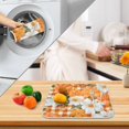 thumbnail image 3 of Yayeee Dish Drying Mat for Kitchen Counter 16" x 18" Microfiber Super Absorbent Coffee Decorative Pad, Sunny Floral, 3 of 9
