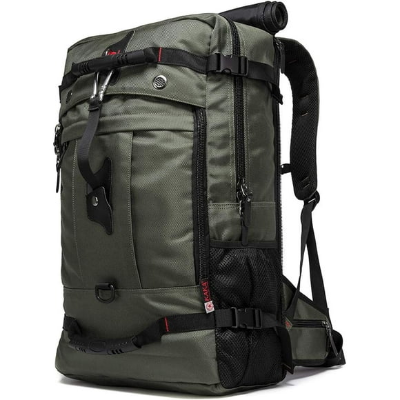 KAKA Mochila de Viaje Mochila de Mano, Bolsa de Lona Convertible Duradera para Computadora Laptop de 15,6 Pulgadas para Hombres y Mujeres (Mediano 35 L)