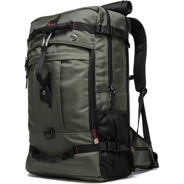 KAKA Mochila de Viaje Mochila de Mano, Bolsa de Lona Convertible Duradera para Computadora Laptop de 15,6 Pulgadas para Hombres y Mujeres (Mediano 35 L)