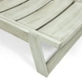 thumbnail image 5 of Cullen Outdoor Wood and Iron Chaise Lounge, Light Gray and Gray, 5 of 10