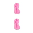 thumbnail image 2 of Monstrate Molde de silicona de dibujos animados para boda, festival, vacaciones, hogar, comedor, café, gelatina, pastel, molde para hornear, Rosa tipo 5 2piezas, 2 of 6